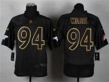 Wholesale Cheap Nike Broncos #94 DeMarcus Ware Black Gold No. Fashion Men's Stitched NFL Elite Jersey