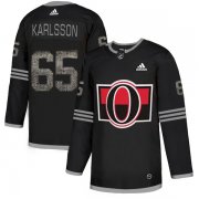 Wholesale Cheap Adidas Senators #65 Erik Karlsson Black_1 Authentic Classic Stitched NHL Jersey