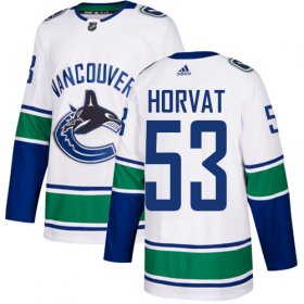 Wholesale Cheap Adidas Canucks #53 Bo Horvat White Road Authentic Youth Stitched NHL Jersey