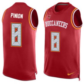 Wholesale Cheap Nike Buccaneers #8 Bradley Pinion Red Team Color Men\'s Stitched NFL Limited Tank Top Jersey