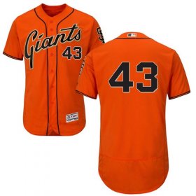 Wholesale Cheap Giants #43 Dave Dravecky Orange Flexbase Authentic Collection Stitched MLB Jersey