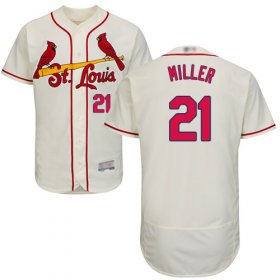Wholesale Cheap Cardinals #21 Andrew Miller Cream Flexbase Authentic Collection Stitched MLB Jersey