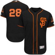 Wholesale Cheap Giants #28 Buster Posey Black Flexbase Authentic Collection Alternate Stitched MLB Jersey