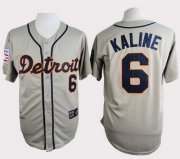 Wholesale Cheap Tigers #6 Al Kaline Grey Cooperstown Throwback Stitched MLB Jersey