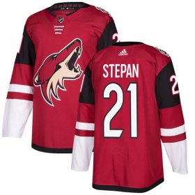 Wholesale Cheap Adidas Coyotes #21 Derek Stepan Maroon Home Authentic Stitched NHL Jersey