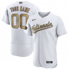 Wholesale Cheap Men\'s Washington Nationals Active Player Custom White 2022 All-Star Flex Base Stitched MLB Jersey
