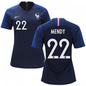Wholesale Cheap Women\'s France #22 Mendy Home Soccer Country Jersey
