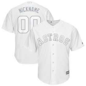 Wholesale Cheap Houston Astros Majestic 2019 Players\' Weekend Cool Base Roster Custom Jersey White
