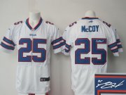 Wholesale Cheap Nike Bills #25 LeSean McCoy White Men's Stitched NFL Elite Autographed Jersey