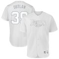 Wholesale Cheap Tampa Bay Rays #39 Kevin Kiermaier Outlaw Majestic 2019 Players' Weekend Flex Base Authentic Player Jersey White