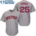 Wholesale Cheap Red Sox #25 Steve Pearce Grey New Cool Base Stitched MLB Jersey