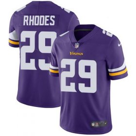 Wholesale Cheap Nike Vikings #29 Xavier Rhodes Purple Team Color Men\'s Stitched NFL Vapor Untouchable Limited Jersey