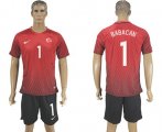 Wholesale Cheap Turkey #1 Babacan Home Soccer Country Jersey