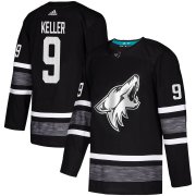 Wholesale Cheap Adidas Coyotes #9 Clayton Keller Black Authentic 2019 All-Star Stitched Youth NHL Jersey