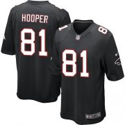 Wholesale Cheap Nike Falcons #81 Austin Hooper Black Alternate Youth Stitched NFL Elite Jersey