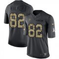 Wholesale Cheap Nike Titans #82 Delanie Walker Black Men's Stitched NFL Limited 2016 Salute To Service Jersey