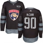 Wholesale Cheap Adidas Panthers #90 Jared McCann Black 1917-2017 100th Anniversary Stitched NHL Jersey