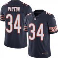 Wholesale Cheap Nike Bears #34 Walter Payton Navy Blue Team Color Men's Stitched NFL Vapor Untouchable Limited Jersey