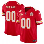 Wholesale Cheap Men's Kansas City Chiefs Active Player Custom Red 2023 F.U.S.E. With NKH Patch Vapor Untouchable Limited Football Stitched Jersey