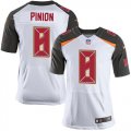 Wholesale Cheap Nike Buccaneers #8 Bradley Pinion White Men's Stitched NFL New Elite Jersey