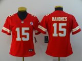 Cheap Women's Kansas City Chiefs #15 Patrick Mahomes Red Vapor Untouchable Limited Stitched NFL Jersey