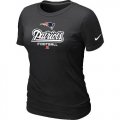 Wholesale Cheap Women's Nike New England Patriots Critical Victory NFL T-Shirt Black