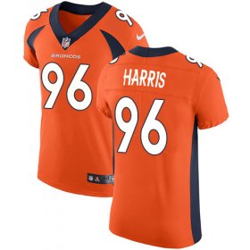 Wholesale Cheap Nike Broncos #96 Shelby Harris Orange Team Color Men\'s Stitched NFL Vapor Untouchable Elite Jersey