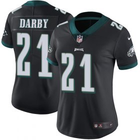 Wholesale Cheap Nike Eagles #21 Ronald Darby Black Alternate Women\'s Stitched NFL Vapor Untouchable Limited Jersey