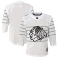 Wholesale Cheap Youth Chicago Blackhawks White 2020 NHL All-Star Game Premier Jersey