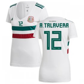 Wholesale Cheap Women\'s Mexico #12 A.Talavera Away Soccer Country Jersey