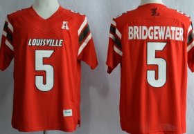 Wholesale Cheap Louisville Cardinals #5 Teddy Bridgewater Red Jersey