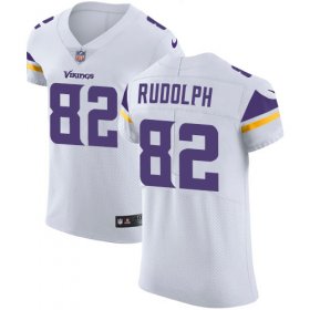 Wholesale Cheap Nike Vikings #82 Kyle Rudolph White Men\'s Stitched NFL Vapor Untouchable Elite Jersey