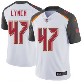 Wholesale Cheap Nike Buccaneers #47 John Lynch White Men\'s Stitched NFL Vapor Untouchable Limited Jersey