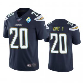 Wholesale Cheap Los Angeles Chargers #20 Desmond King Navy 60th Anniversary Vapor Limited NFL Jersey