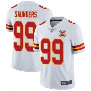 Wholesale Cheap Nike Chiefs #99 Khalen Saunders White Men's Stitched NFL Vapor Untouchable Limited Jersey