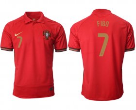 Wholesale Cheap Men 2021 Europe Portugal home AAA version 7 soccer jerseys