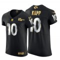 Wholesale Cheap Los Angeles Rams #10 Cooper Kupp Men's Nike Black Edition Vapor Untouchable Elite NFL Jersey