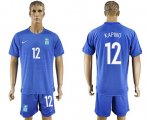 Wholesale Cheap Greece #12 Kapino Away Soccer Country Jersey