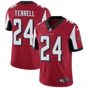 Wholesale Cheap Nike Falcons #24 A.J. Terrell Red Team Color Men's Stitched NFL Vapor Untouchable Limited Jersey