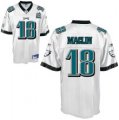 Wholesale Cheap Eagles Jeremy Maclin #18 White Stitched Team 50TH Anniversary Patch NFL Jersey