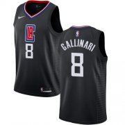 Wholesale Cheap Nike Clippers #8 Danilo Gallinari Black NBA Swingman Statement Edition Jersey