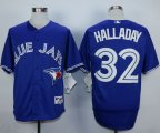 Wholesale Cheap Blue Jays #32 Roy Halladay Blue Cool Base Stitched MLB Jersey