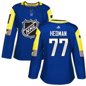 Wholesale Cheap Adidas Lightning #77 Victor Hedman Royal 2018 All-Star Atlantic Division Authentic Women\'s Stitched NHL Jersey