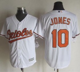 Wholesale Cheap Orioles #10 Adam Jones White New Cool Base Stitched MLB Jersey