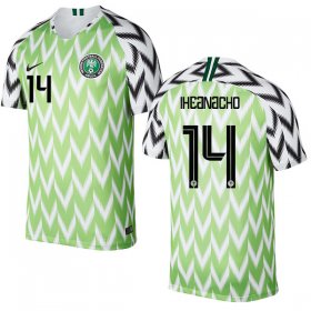 Wholesale Cheap Nigeria #14 Iheanacho Home Soccer Country Jersey