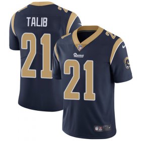 Wholesale Cheap Nike Rams #21 Aqib Talib Navy Blue Team Color Youth Stitched NFL Vapor Untouchable Limited Jersey