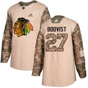 Wholesale Cheap Adidas Blackhawks #27 Adam Boqvist Camo Authentic 2017 Veterans Day Stitched NHL Jersey