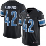 Wholesale Cheap Nike Lions #42 Devon Kennard Black Men's Stitched NFL Limited Rush Jersey