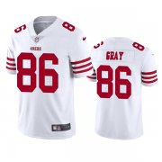 Wholesale Cheap Men's San Francisco 49ers #86 Danny Gray White Stitched Football Jersey