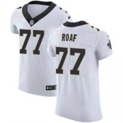 Wholesale Cheap Nike Saints #77 Willie Roaf White Men's Stitched NFL Vapor Untouchable Elite Jersey